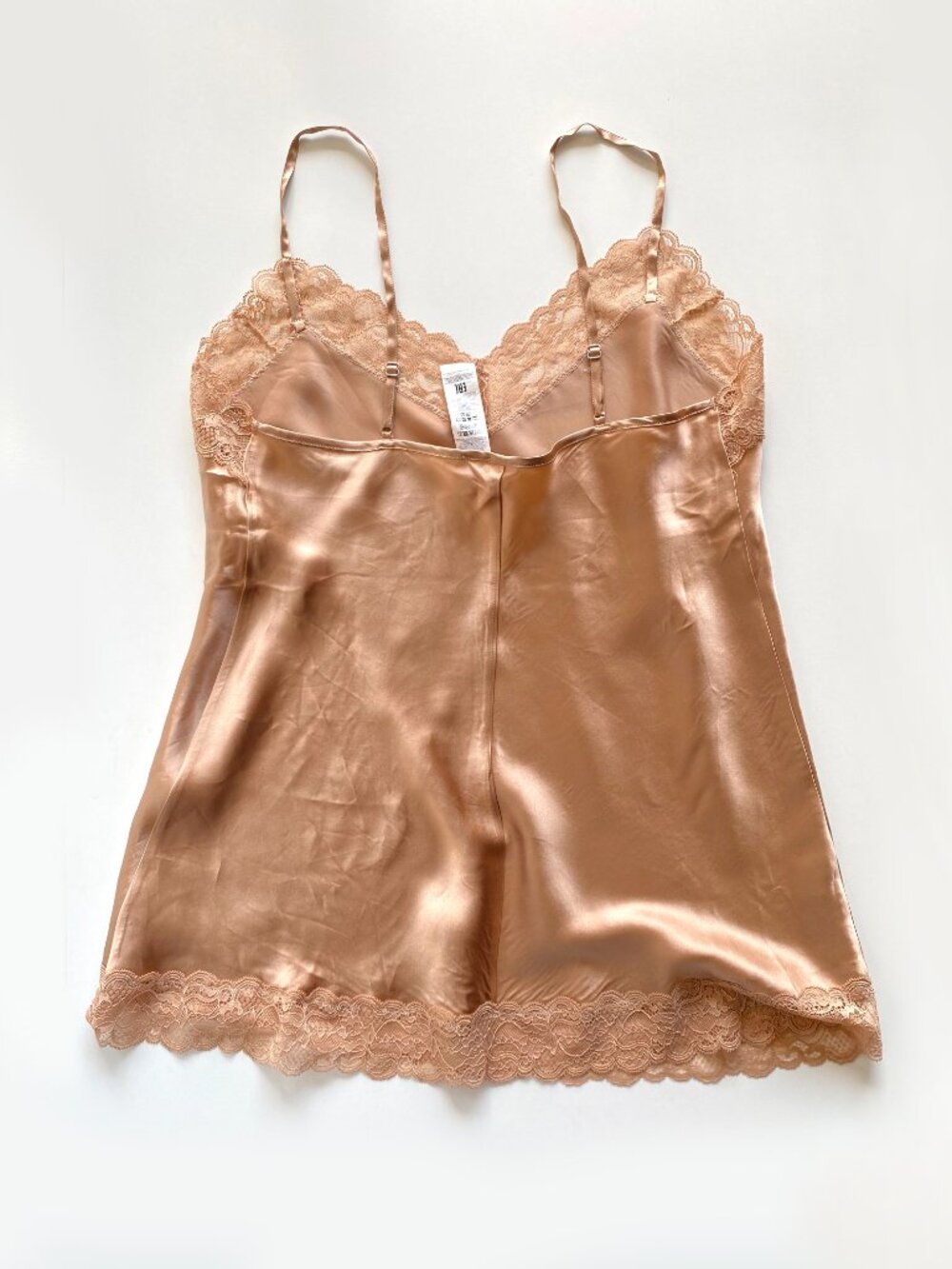 Intimissimi 100% Silk and Lace V-neck Top Size L - Picture 4 of 9